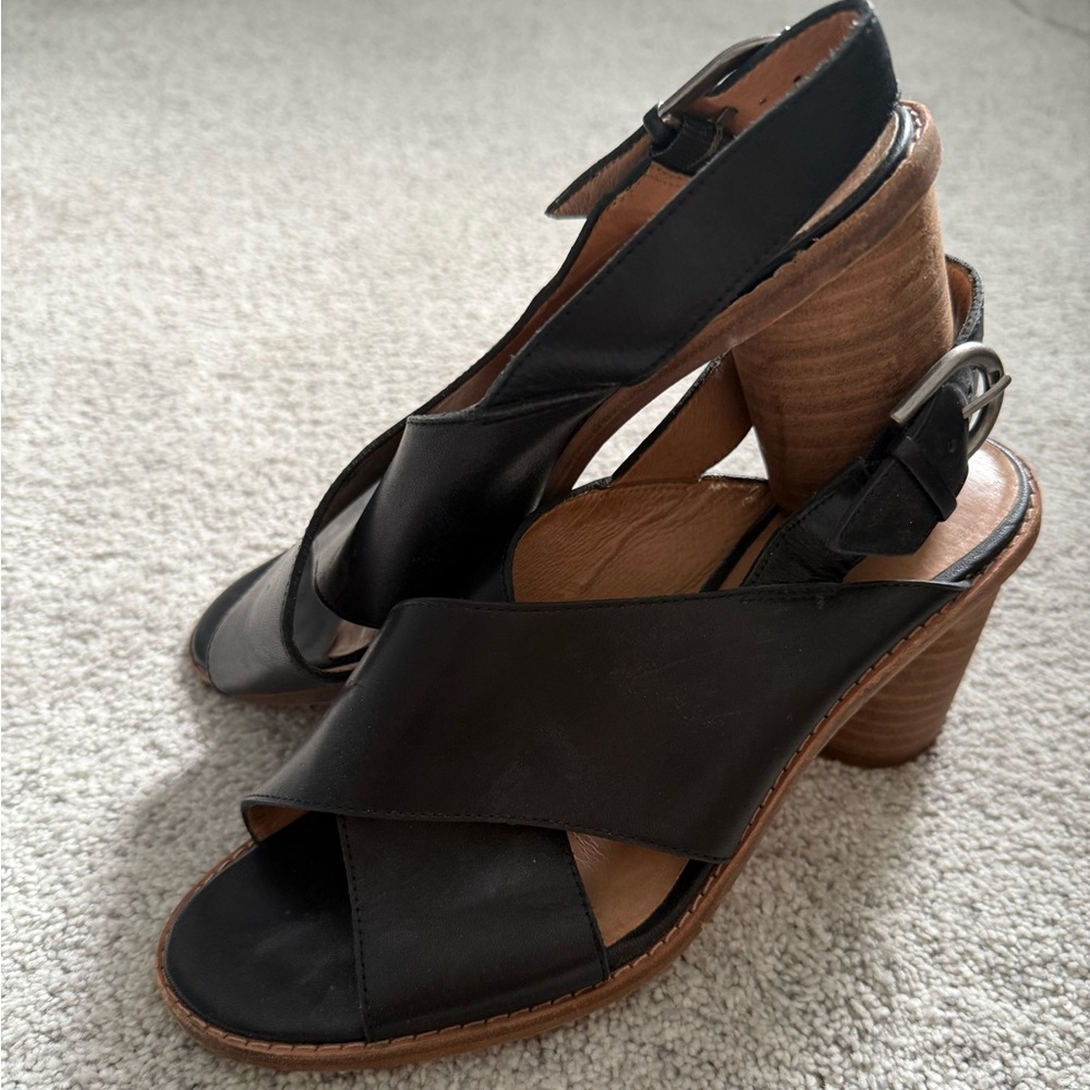 Madewell Black Women's Heeled Sandals